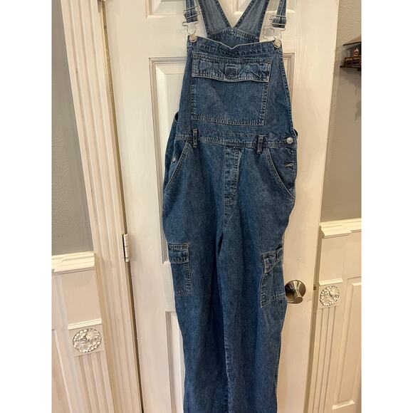 D'mode Classix Pants - VTG Overalls D'Mode Classix Womans L Jean Bib Western Cowgirl Farm Barn Cottage